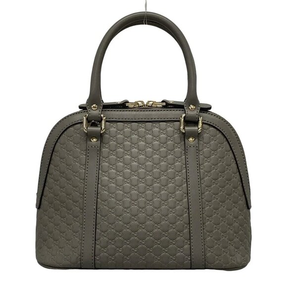 GUCCI Micro Guccissima Gray Leather - Handbag 903-080125 - Picture 2 of 14